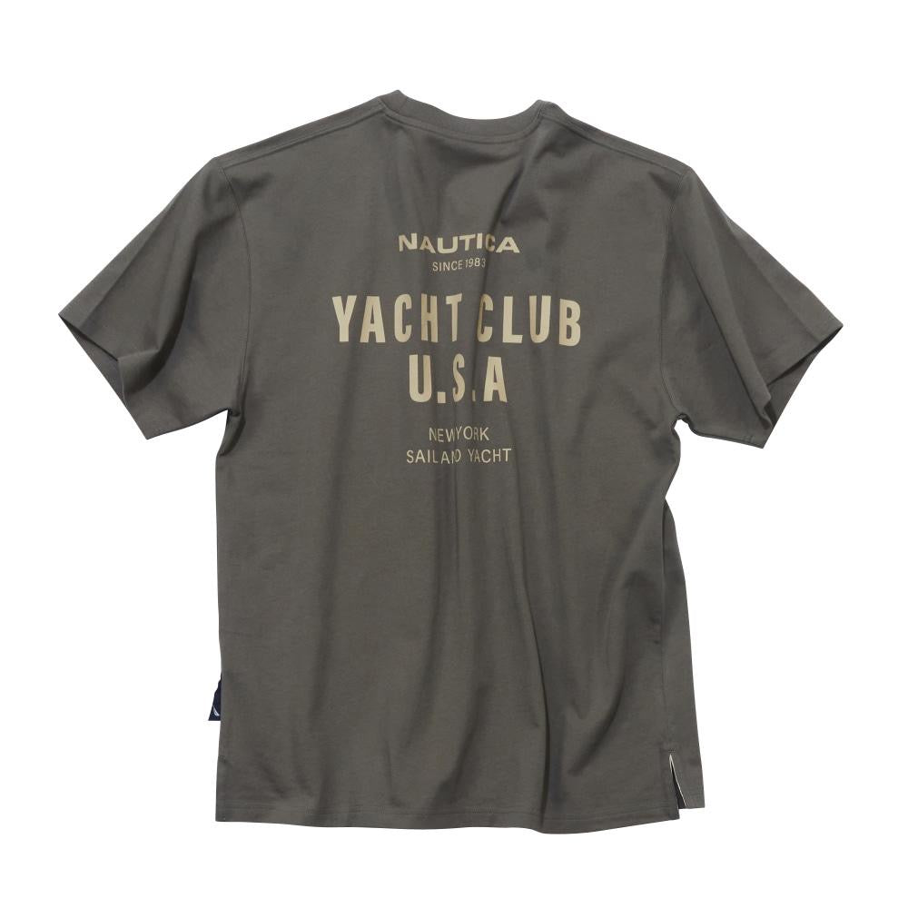 Preorder 預訂 Nautica KR Yacht Club USA Tee SS White Brown Olive Grey Heather Grey