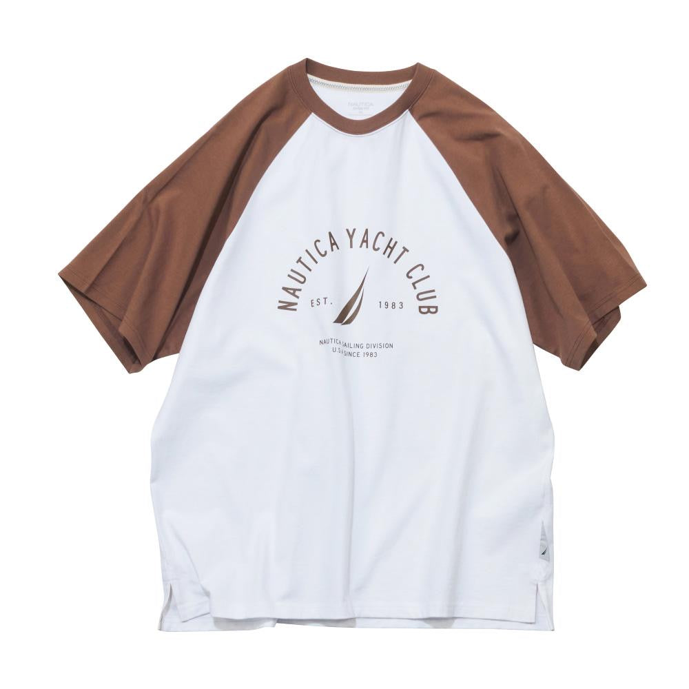 Preorder 預訂 Nautica KR Yacht Club Raglan Tee SS Navy White Brown
