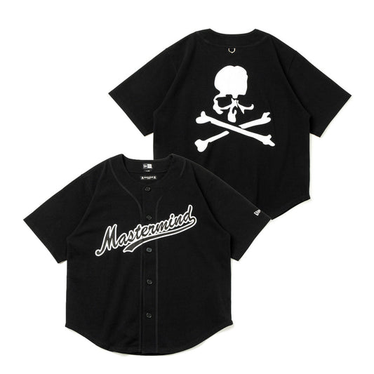 Mastermind Japan MMJ x New Era Heavyweight Cotton Baseball Shirt MMJ Script MJ26C16-SH003