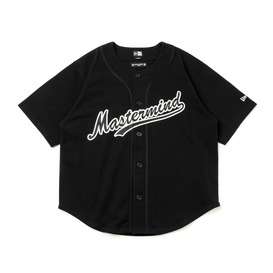 Mastermind Japan MMJ x New Era Heavyweight Cotton Baseball Shirt MMJ Script MJ26C16-SH003