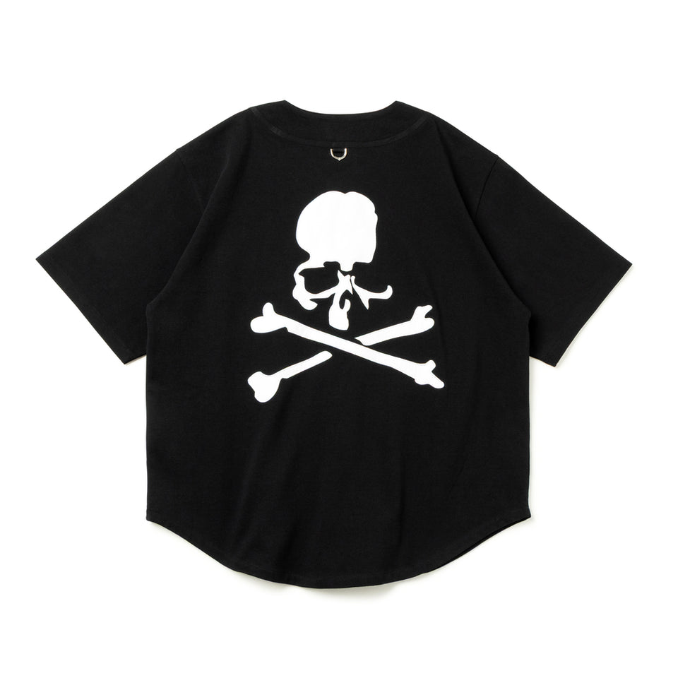 Mastermind Japan MMJ x New Era Heavyweight Cotton Baseball Shirt MMJ Script MJ26C16-SH003