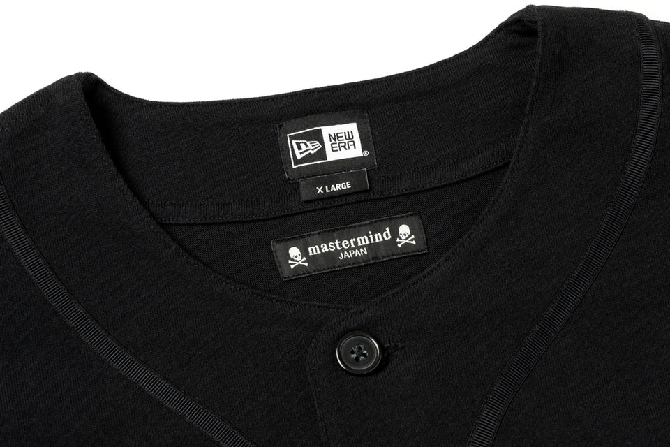 Mastermind Japan MMJ x New Era Heavyweight Cotton Baseball Shirt MMJ Script MJ26C16-SH003