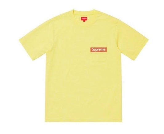 Supreme Mesh Stripe Pocket Tee Yellow