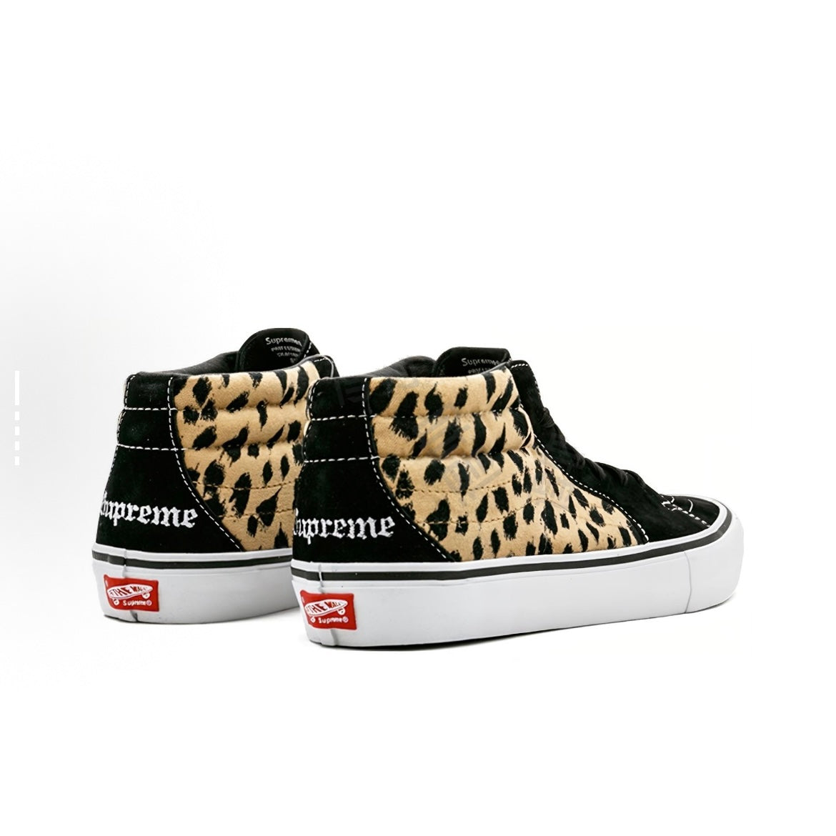 Supreme x Vans SK8 Mid Velvet Leopard Black VN0A347UOPM