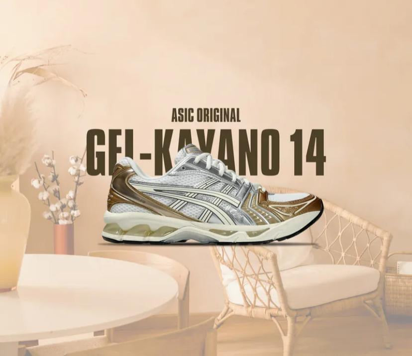 Preorder 預訂 Asics Gel-Kayano 14 Gold Silver 1203A537-104