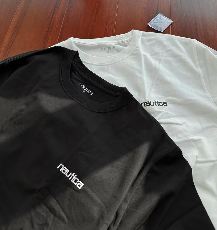 Preorder 預訂 Nautica KR 2 Pack Logo Tee SS Black + White (1 Pack 2件，一黑一白)