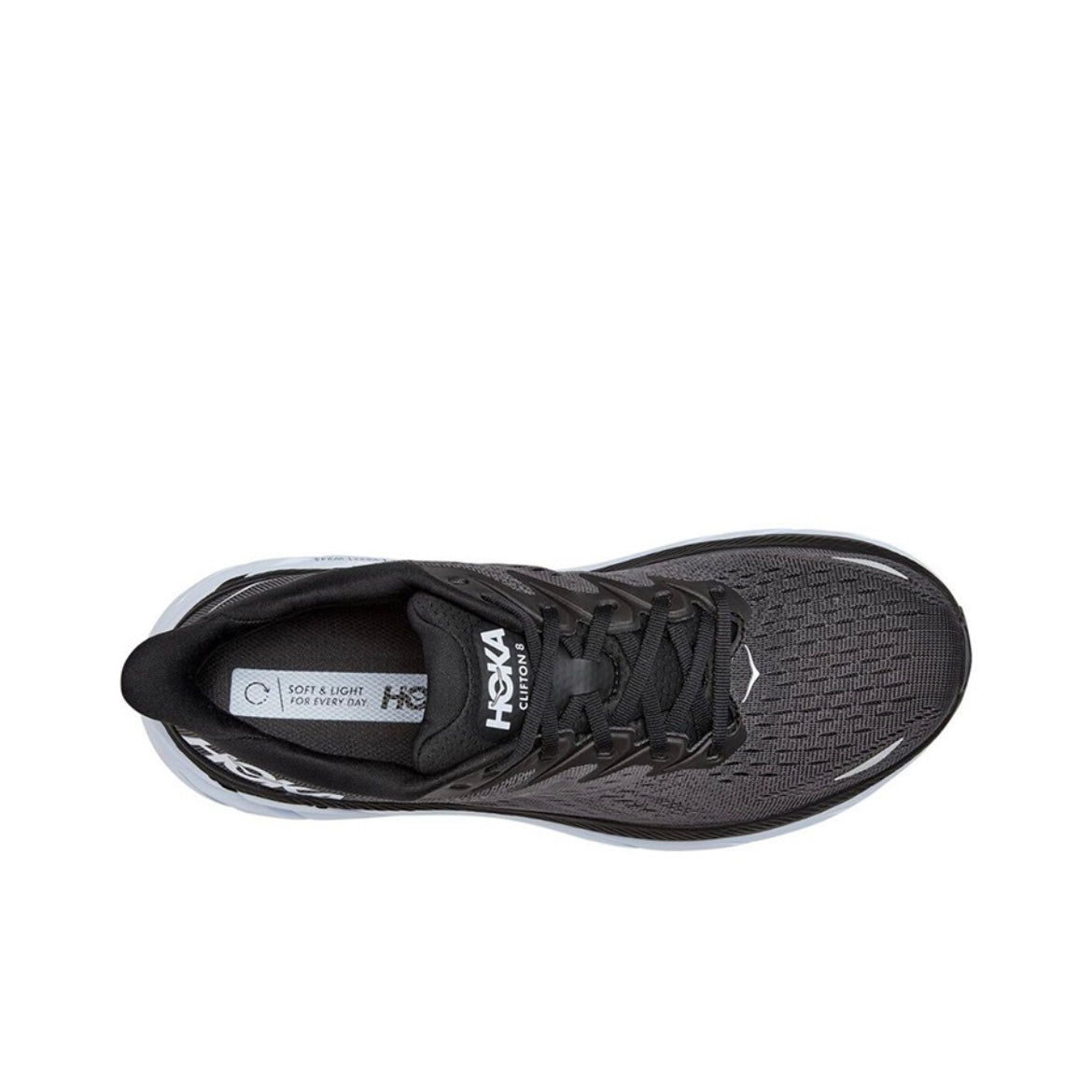 Hoka One One Clifton 8 MEN Black / White 1119393-BWHT