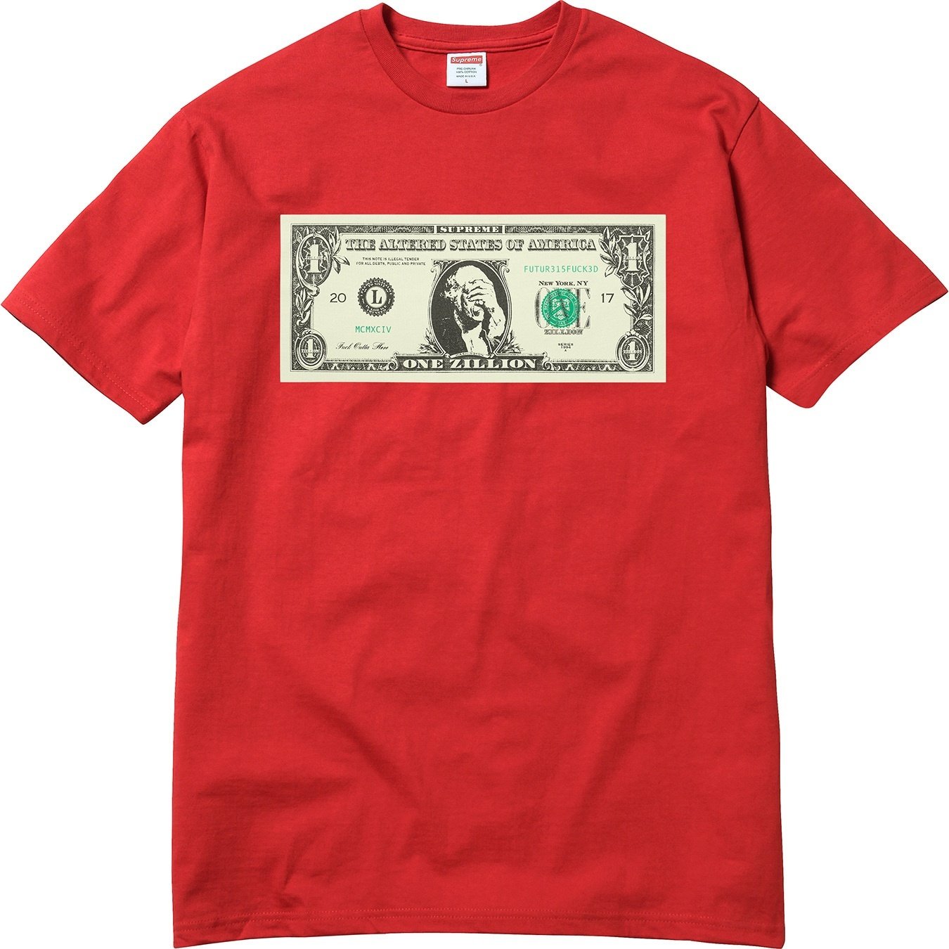 Supreme FW17 Dollar Tee