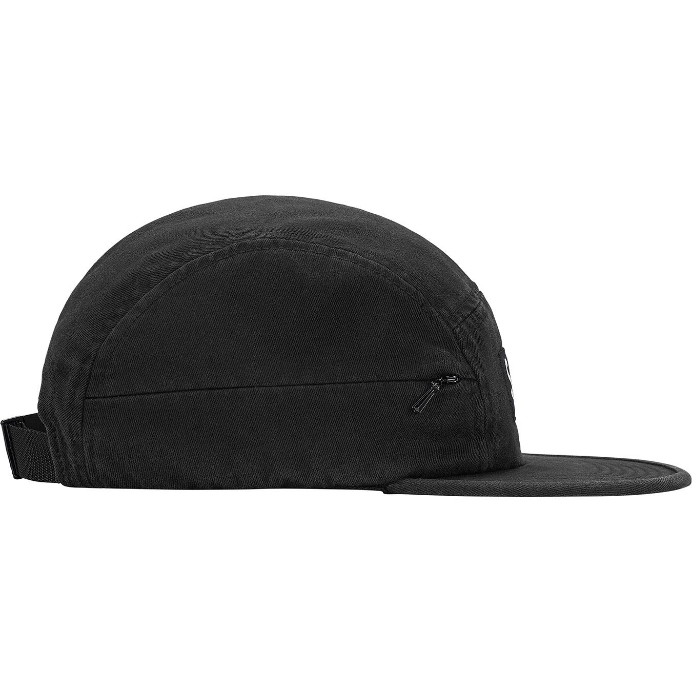Supreme FW17 Side Zip Camp Cap Black