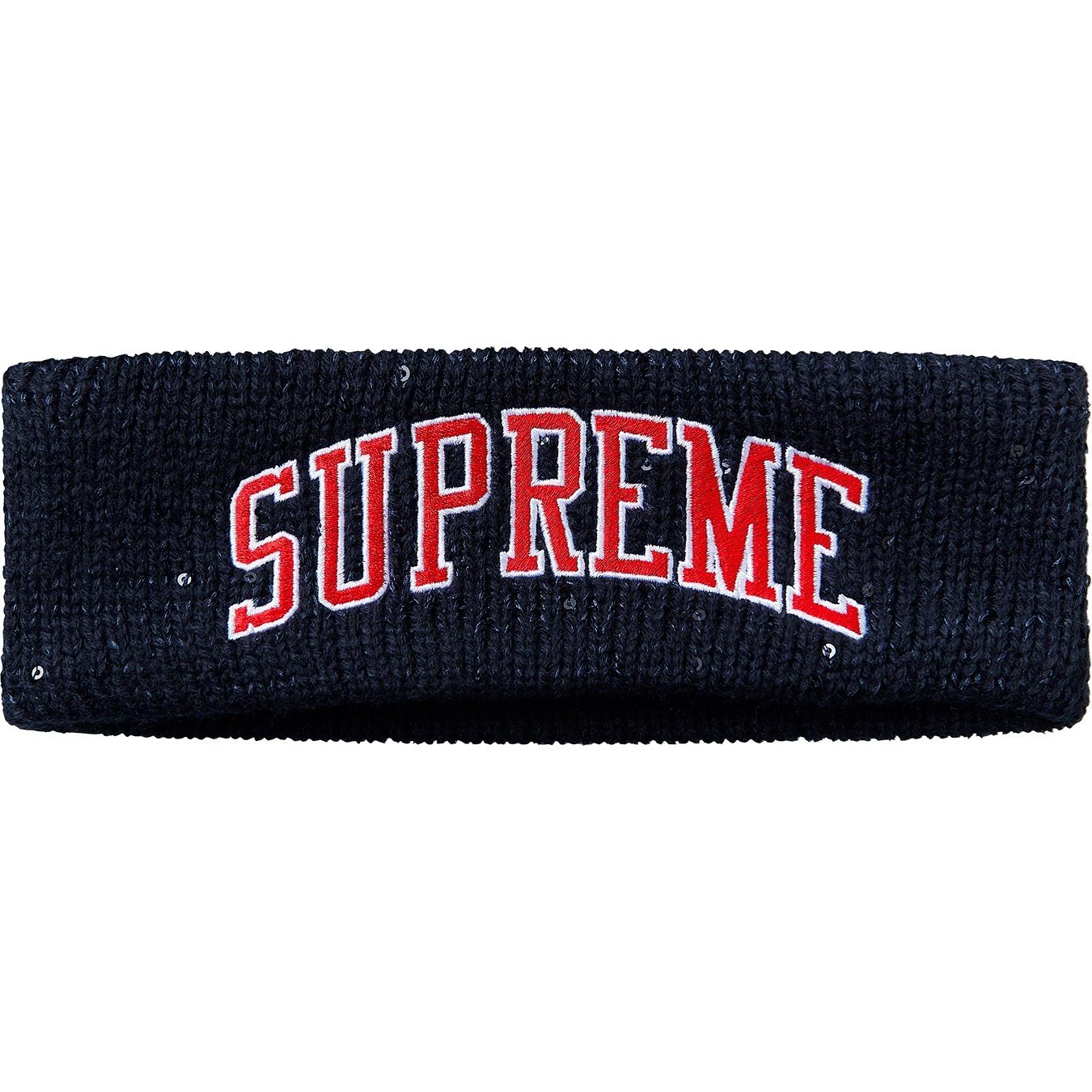 Supreme x New Era FW18 Sequin Arc Logo Headband