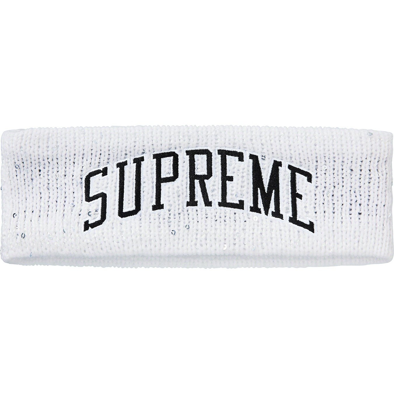 Supreme x New Era FW18 Sequin Arc Logo Headband