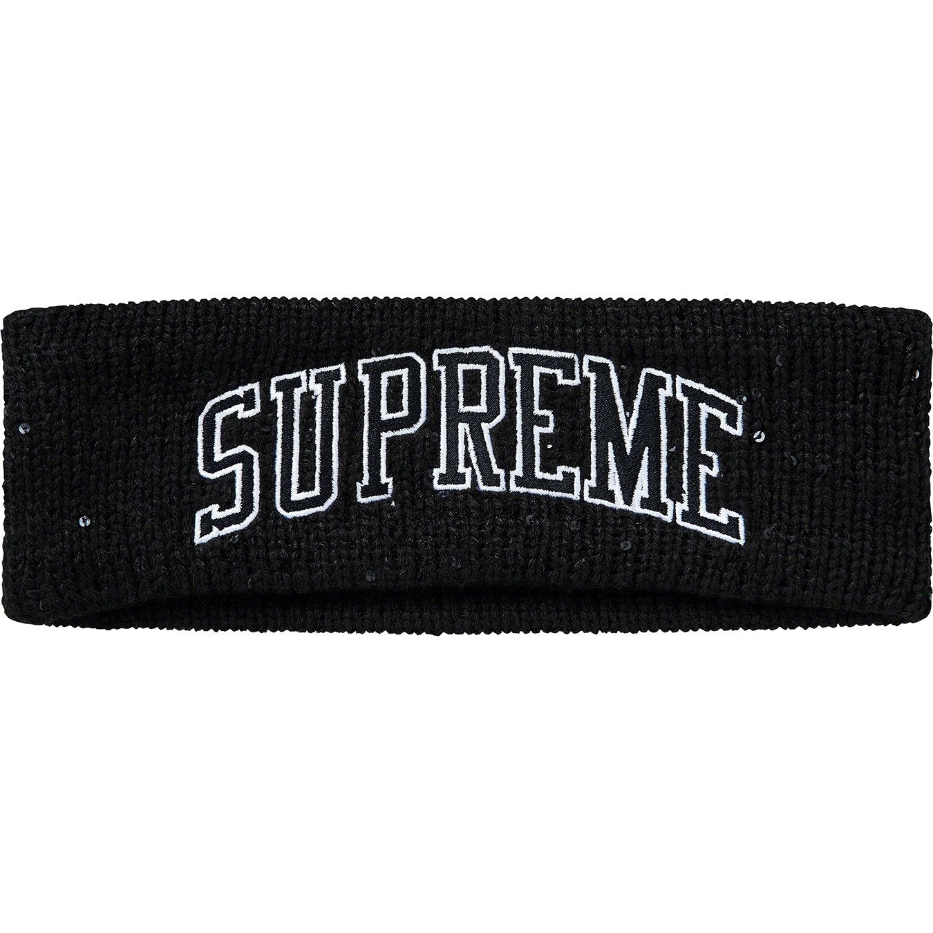Supreme x New Era FW18 Sequin Arc Logo Headband
