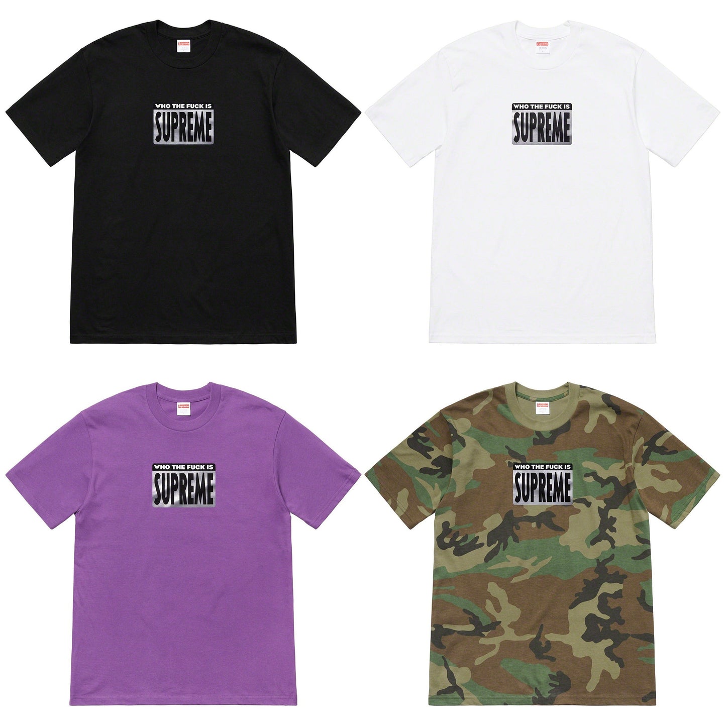 Supreme SS19 Who The Fuck Tee