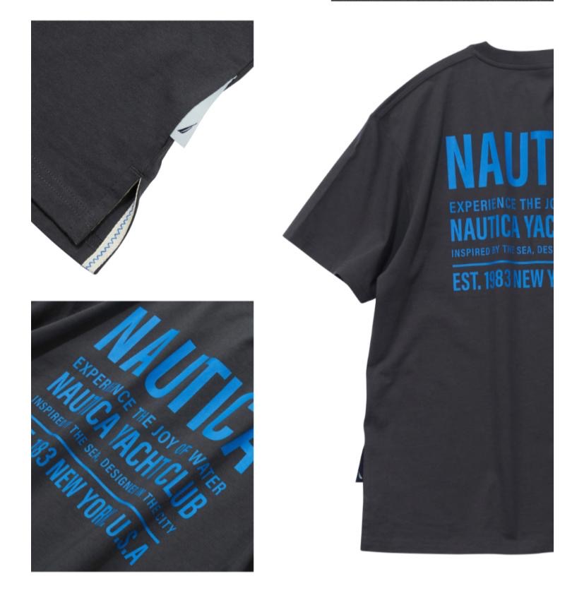Preorder 預訂 Nautica KR Yacht Club Script Tee SS Black White Charcoal