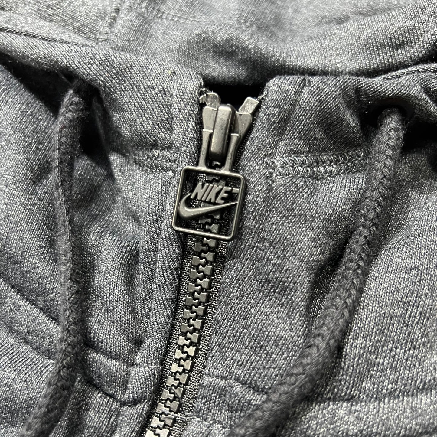 Nike AW77 French Terry Full Zip Hoodie Charcoal Grey 678561-060