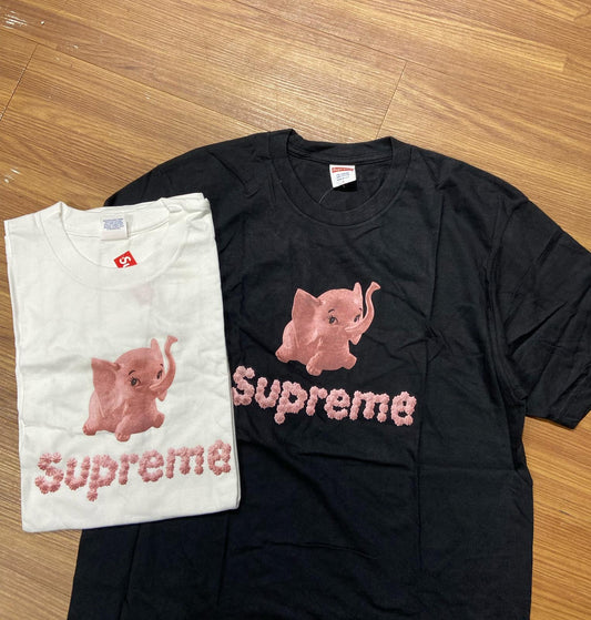 Supreme Elephant Tee White Black