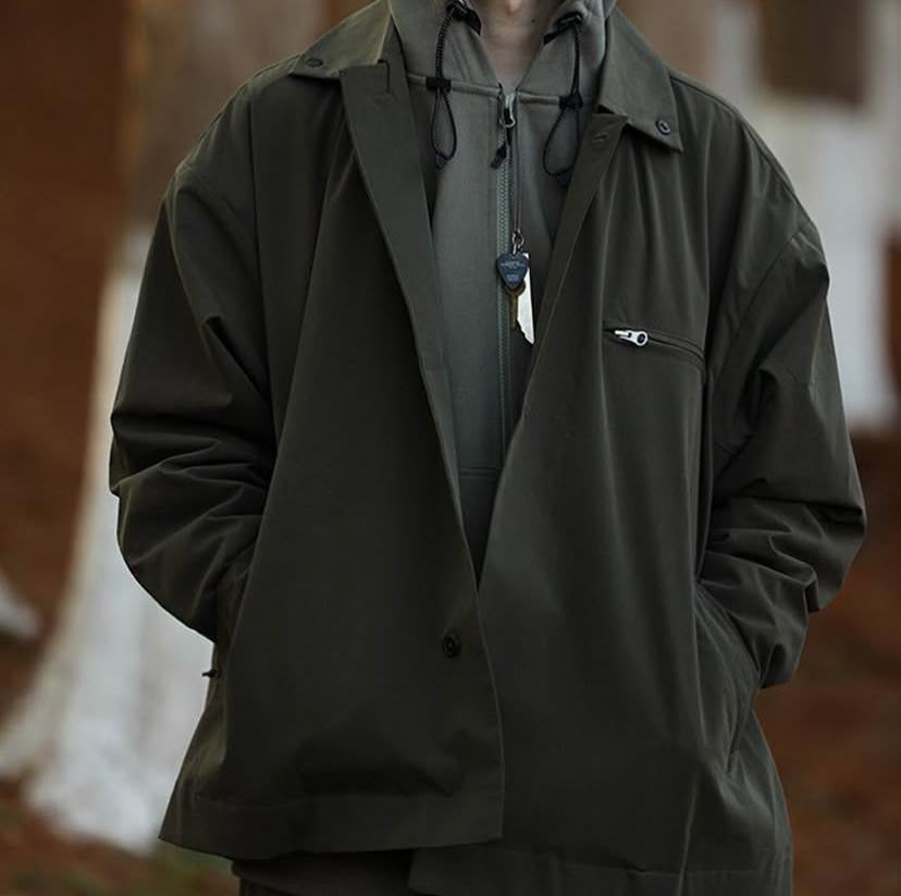 Pin Sktbs Waterproof Trail Jacket Black Olive