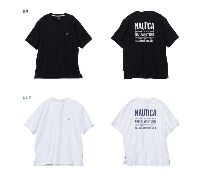 Preorder 預訂 Nautica KR Yacht Club Script Tee SS Black White Charcoal