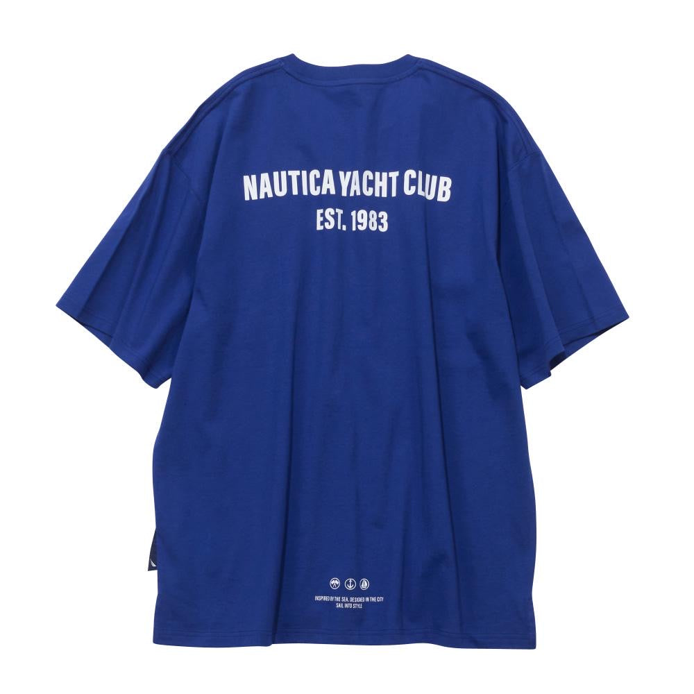 Preorder 預訂 Nautica KR Yacht Club Lettering Tee SS Dark Grey White Blue