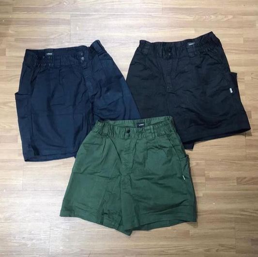 LAKH Supply Wide Cut 1/2 Chino Pants Black Navy Olive 黑色 深藍 綠色