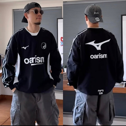 Preorder 預訂 Oarism x Mizuno Football Club Jersey LS 2025 Black K2CE56Y3 足球波衫 黑色