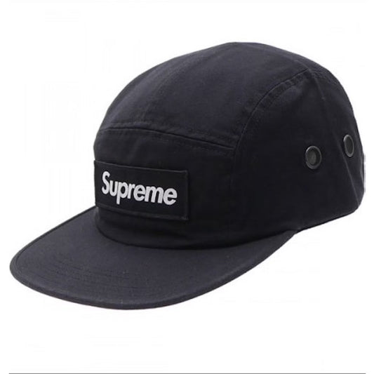 Supreme FW16 Camo Camp Cap Black