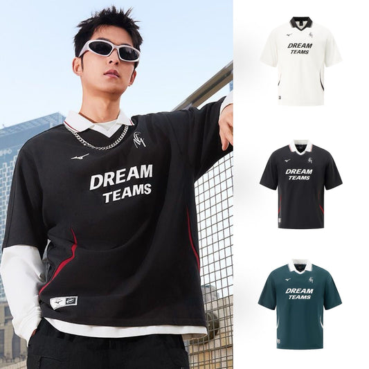 Preorder 預訂 Mizuno Dream Team Football Jersey SS Black White Green 足球球衣