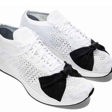 CDG Comme des Garcons x Nike Flyknit Racer Goddess White 526628-100