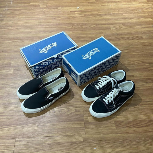 Vans OG Classic Slip On Black VN000UDF3SY 黑白