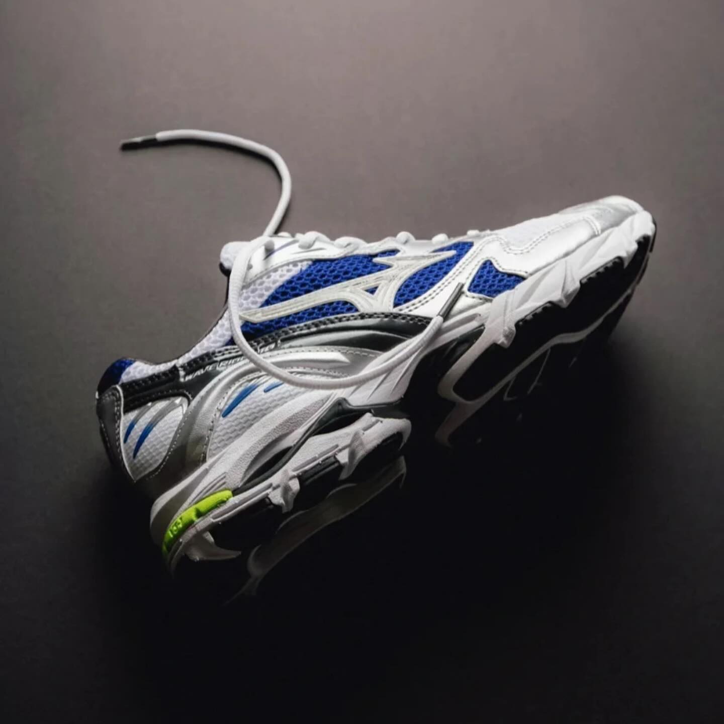 Mizuno Wave Rider 10 White Blue D1GA210406