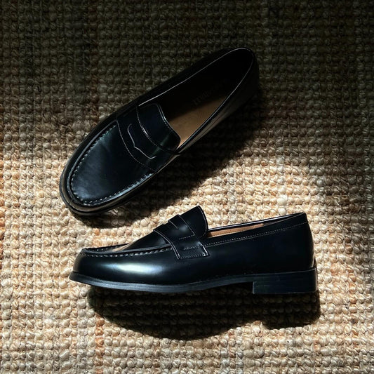 Preorder 預訂 Type 1 Leather Loafers Black 人造皮革樂福鞋 黑色