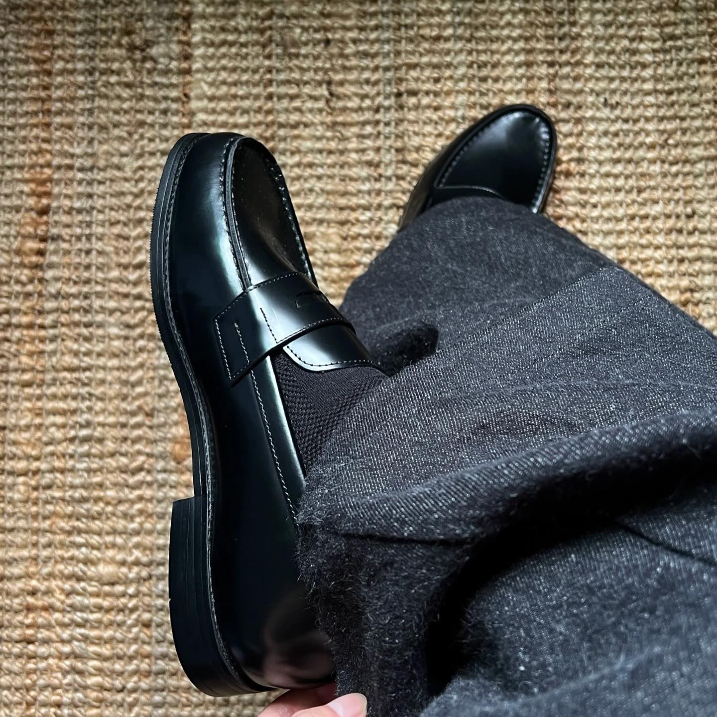 Preorder 預訂 Type 1 Leather Loafers Black 人造皮革樂福鞋 黑色