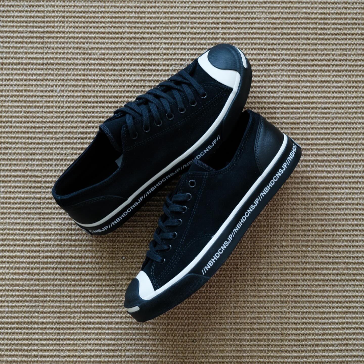 Neighborhood NBHD x Converse Jack Purcell "抵抗" Black 165604C 黑魂
