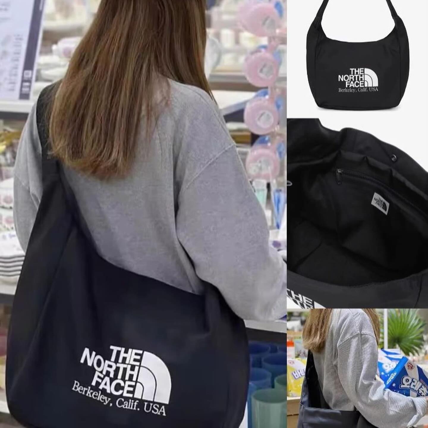 The North Face TNF White Label Big Logo Shoulder Bag NN2PR21J 單肩餃子包