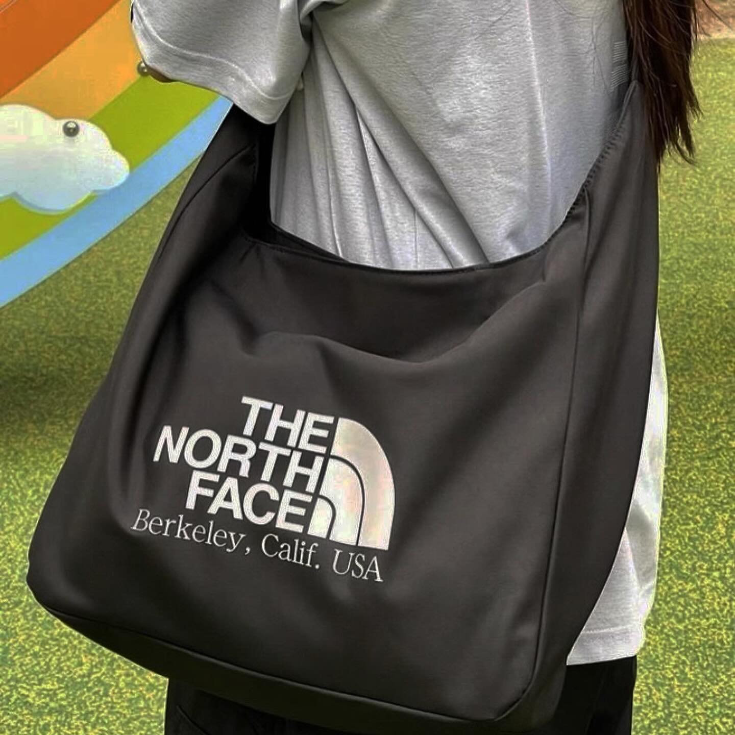 The North Face TNF White Label Big Logo Shoulder Bag NN2PR21J 單肩餃子包