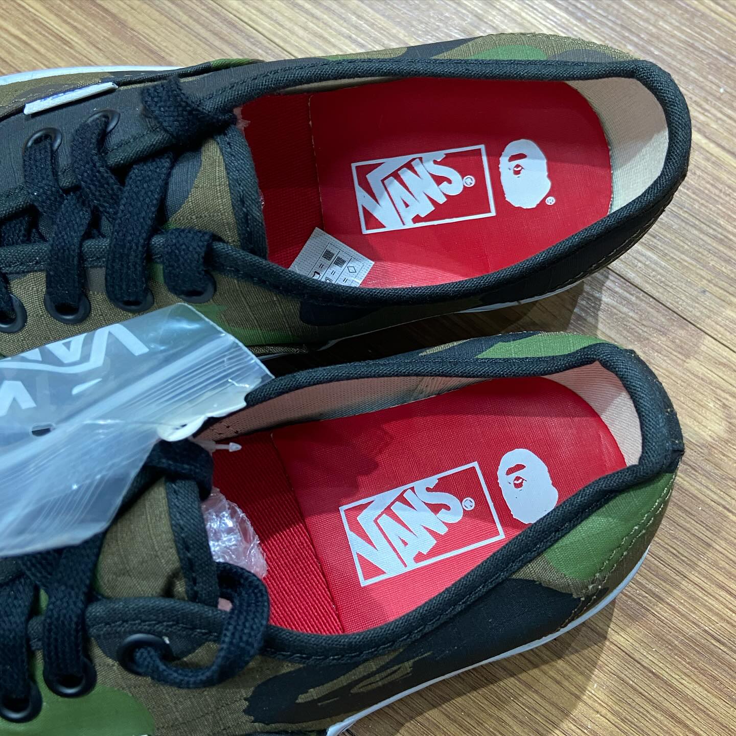 A Bathing Ape BAPE x Vans Authentic 44 DX “Green Camo” VN0A38EN7BC 綠迷彩
