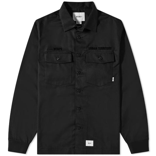 Wtaps BUDS Shirt LS Black 221BRDT-SHM02