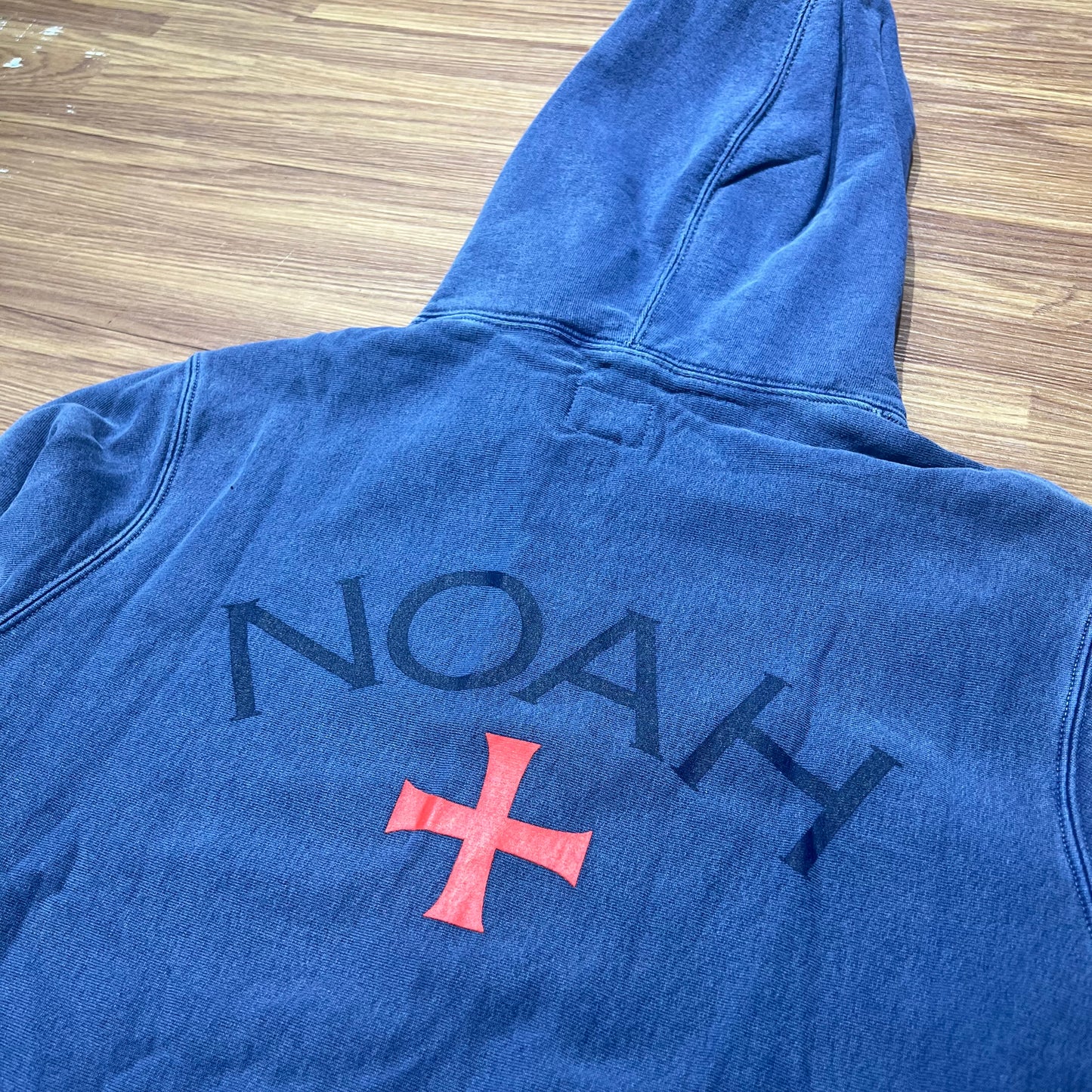 Noah NYC Core Logo Zip Up Navy