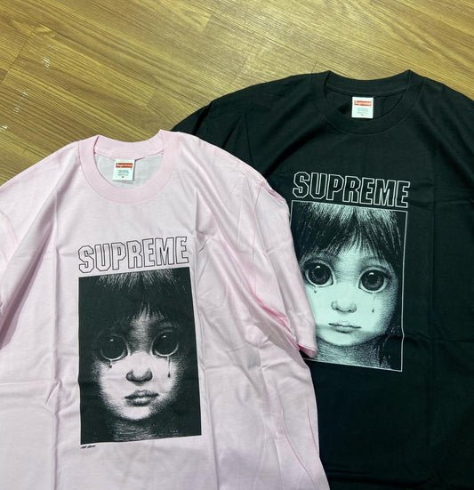 Supreme Margaret Keene Teardrop Tee Black Pink