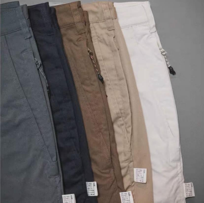 Pin Sktbs 22AW 2-Pleat Waterproof Chino Pants Charcoal Grey Olive Khaki
