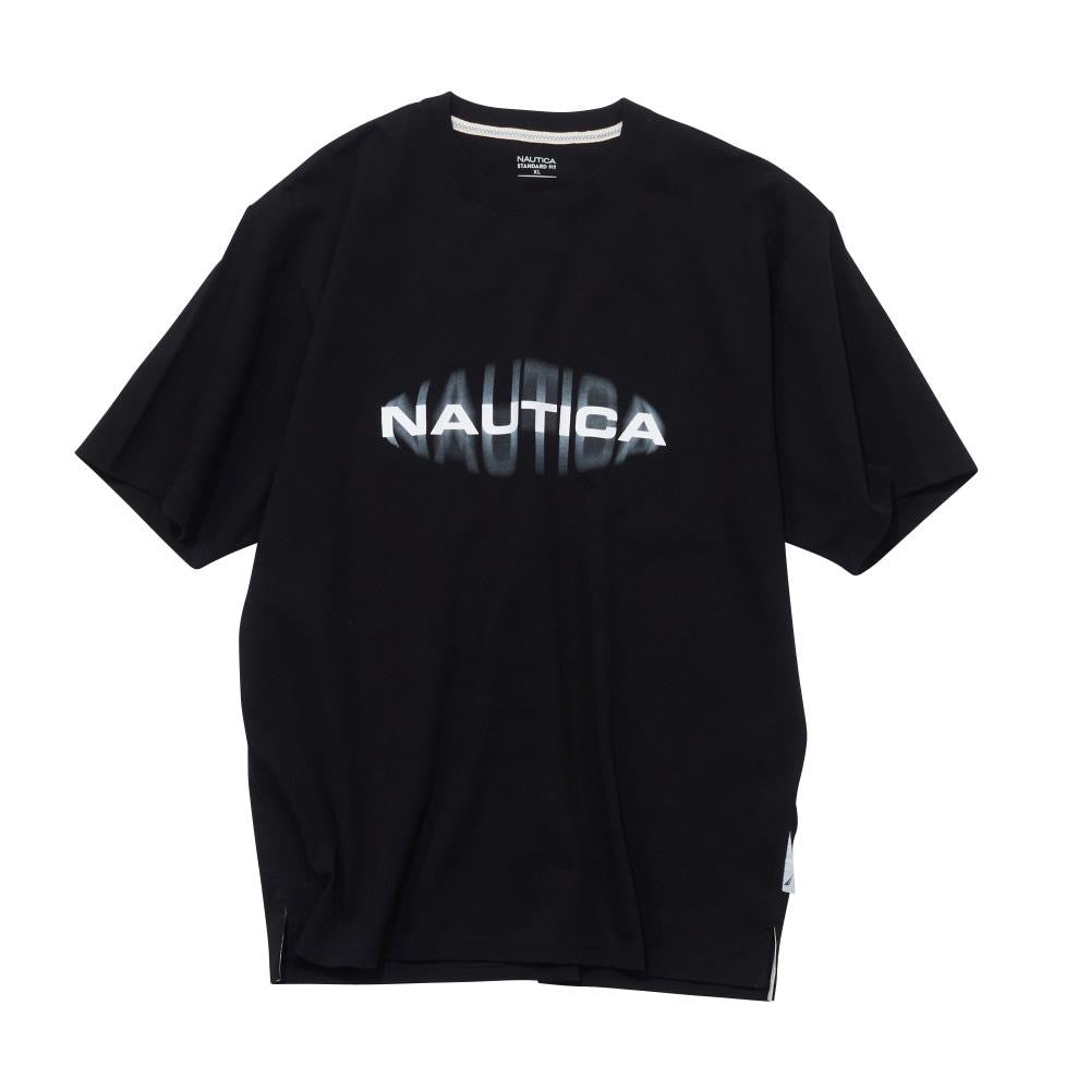 Preorder 預訂 Nautica KR Motion Logo Tee SS Black Blue Cream