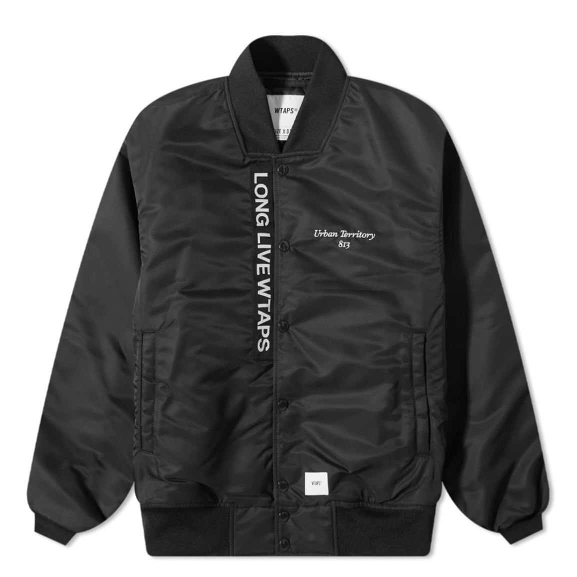 Wtaps UT813 Nylon Jacket Black 222TQDT-JKM01