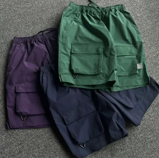 Pin Sktbs Hoops Pocket Shorts Navy Olive Purple