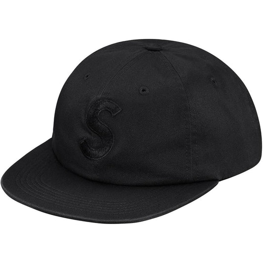 Supreme Tonal S Logo 6-Panel Black