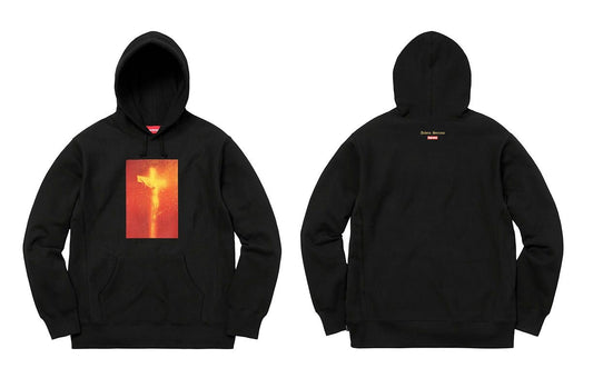 Supreme Piss Christ Hooded Sweatshirt Hoodie Black