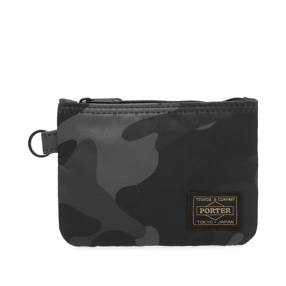 Head Porter Jungle Camo Zip Wallet Black HP-3576