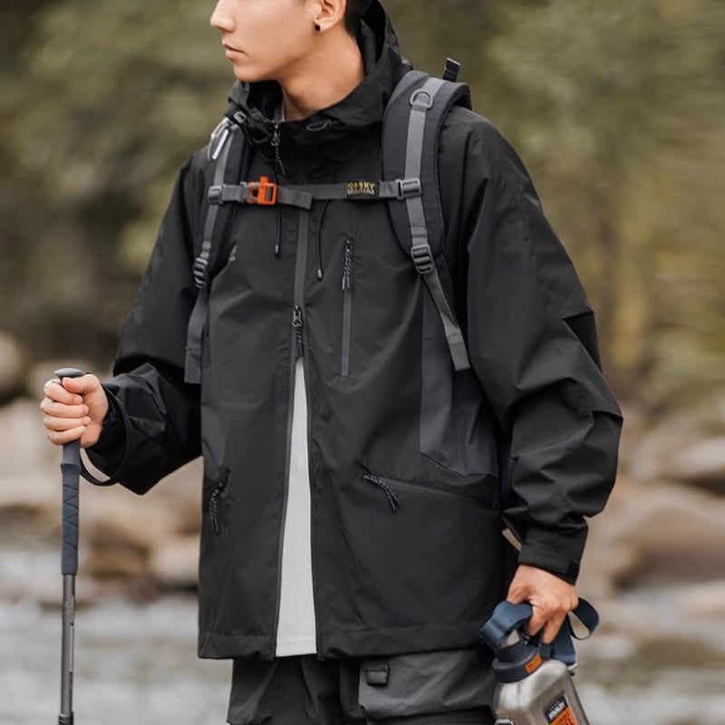 Outwild Waterproof 2-Tone Jacket 暴雨級三防衝鋒衣