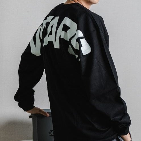 Wtaps Stencil LS Tee Black 202ATDT-LT01S