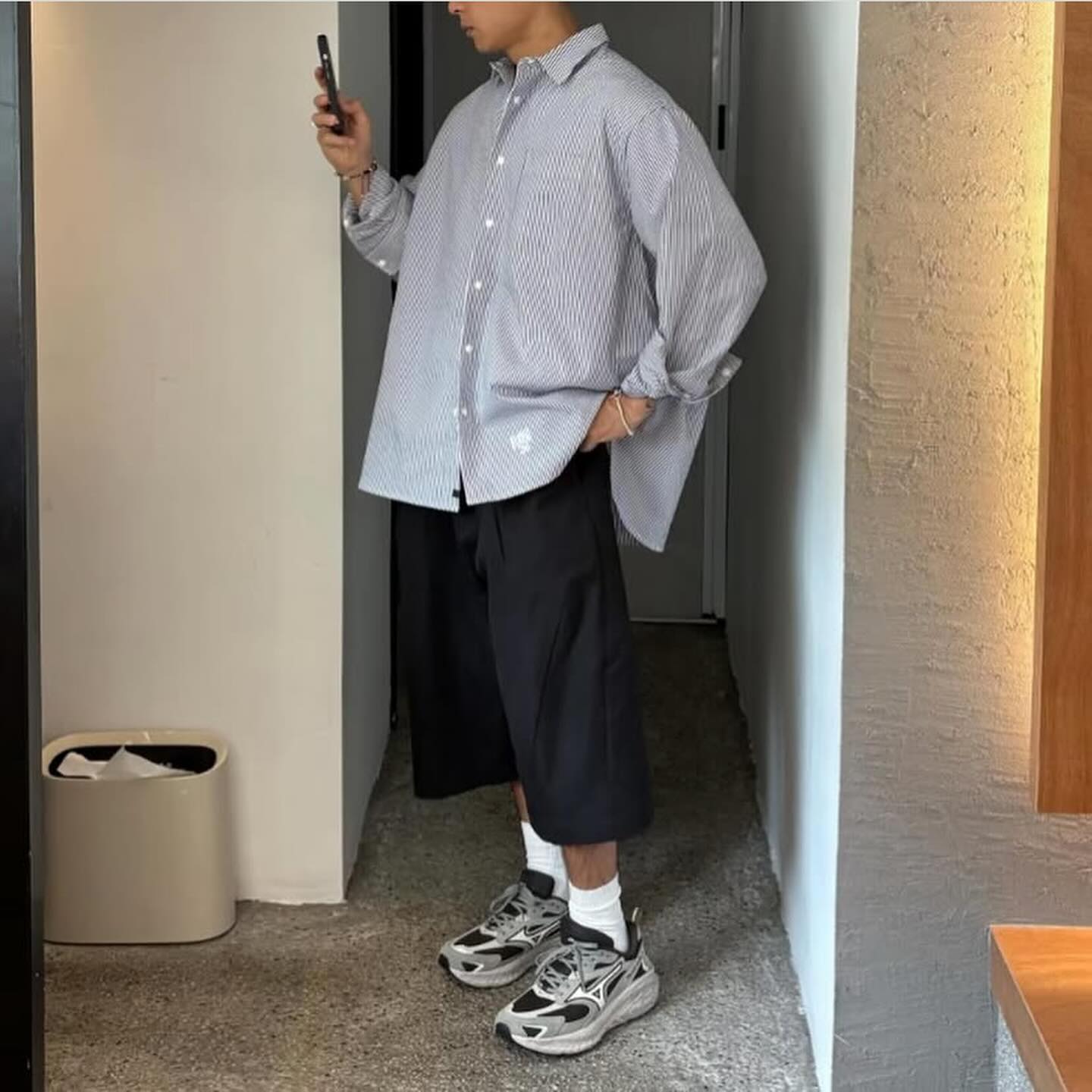 Mizuno Astro LS 2025 復古緩震跑鞋系列 鼠尾草灰