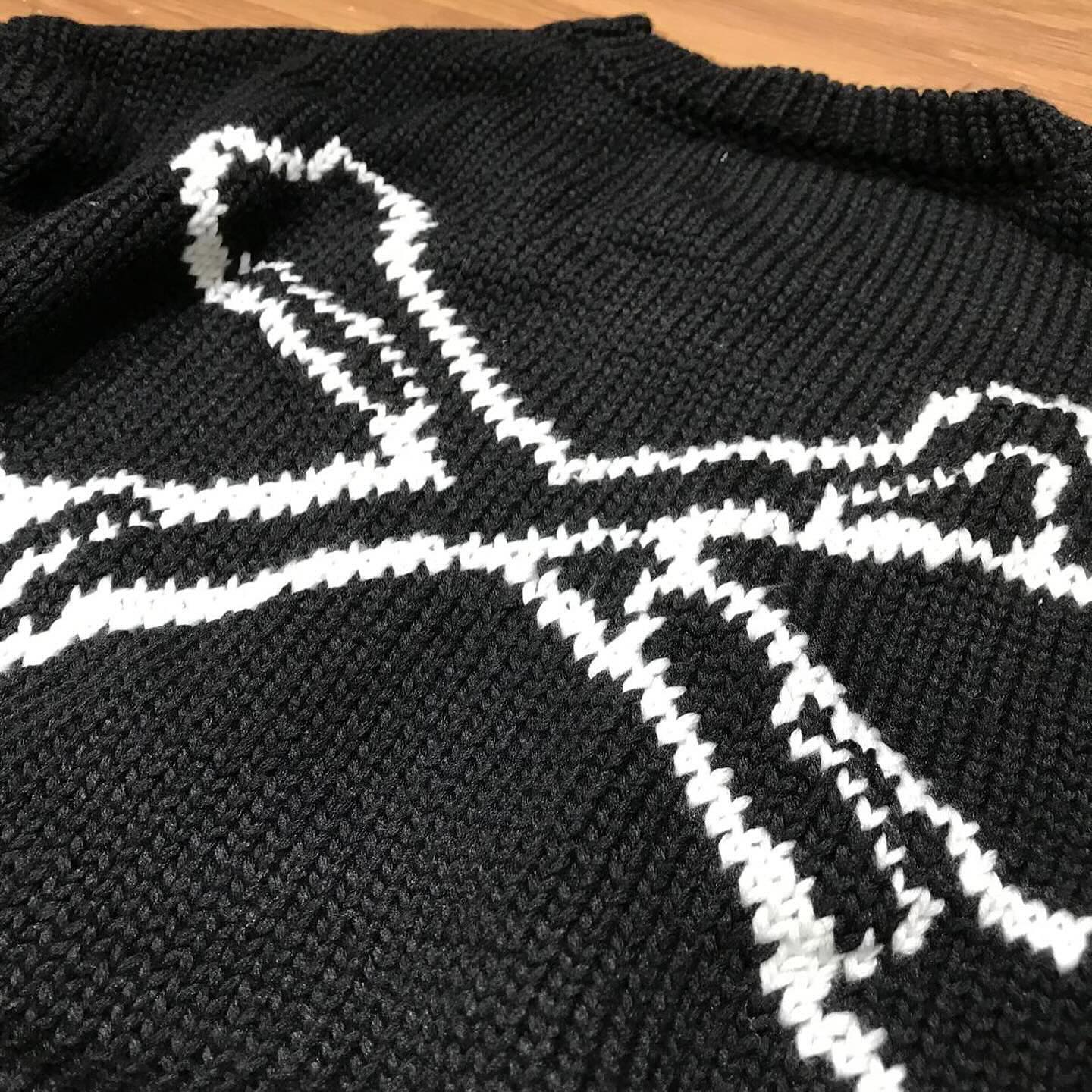 Wtaps Armt / Sweater / Poly. X3.0 Black 222MADT-KNM02